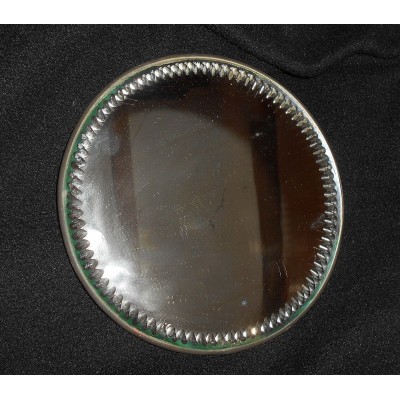 Vintage Bevelled Edge Glass Metal Back Made in England Small Wall Mirror   153131866018